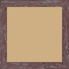 Cadre bois profil arrondi en pente plongeant largeur 2.4cm couleur framboise finition veinée, reflet argenté - 30x40 Cadre bois profil arrondi en pente plongeant largeur 2.4cm couleur framboise finition veinée, reflet argenté - 30x40