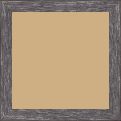 Cadre bois profil arrondi en pente plongeant largeur 2.4cm couleur gris  finition veinée, reflet argenté
