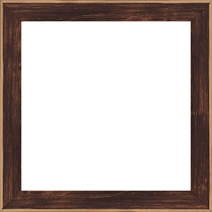 Cadre bois profil arrondi en pente plongeant largeur 2.4cm couleur marron effet ressuyé, angle du cadre extérieur filet naturel - 59.4x84.1 Cadre bois profil arrondi en pente plongeant largeur 2.4cm couleur marron effet ressuyé, angle du cadre extérieur filet naturel - 59.4x84.1