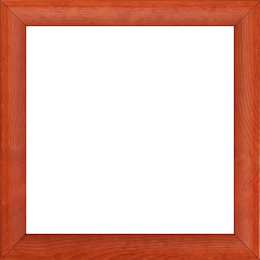 Cadre bois profil arrondi en pente plongeant largeur 2.4cm couleur orange finition vernis brillant,veine du bois  apparent (pin) , - 15x21