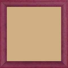 Cadre bois profil arrondi en pente plongeant largeur 2.4cm couleur rose fushia  finition vernis brillant,veine du bois  apparent (pin) , - 18x24