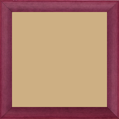 Cadre bois profil arrondi en pente plongeant largeur 2.4cm couleur rose fushia  finition vernis brillant,veine du bois  apparent (pin) , - 70x70