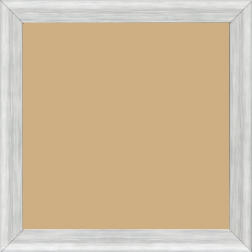 Cadre bois profil incurvé largeur 2.1cm couleur gris effet blanchi - 50x60