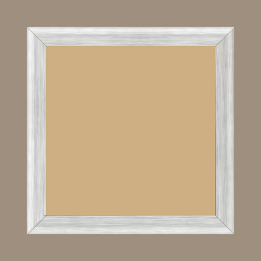 Cadre bois profil incurvé largeur 2.1cm couleur gris effet blanchi - 30x40 Cadre bois profil incurvé largeur 2.1cm couleur gris effet blanchi - 30x40