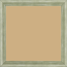 Cadre bois profil incurvé largeur 2.1cm couleur vert amande effet blanchi - 40x50 Cadre bois profil incurvé largeur 2.1cm couleur vert amande effet blanchi - 40x50