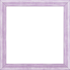 Cadre bois profil incurvé largeur 2.1cm couleur violet effet blanchi - 60x60 Cadre bois profil incurvé largeur 2.1cm couleur violet effet blanchi - 60x60