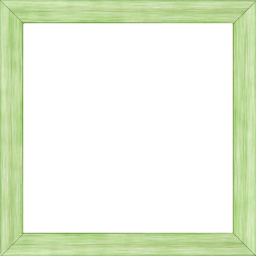 Cadre bois profil incurvé largeur 2.1cm couleur vert pomme effet blanchi - 34x46 Cadre bois profil incurvé largeur 2.1cm couleur vert pomme effet blanchi - 34x46