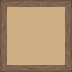 Cadre bois profil plat largeur 2.4cm hauteur 3.4cm plaquage bois véritable haut de gamme noyer - 60x90