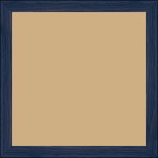 Cadre bois profil plat largeur 1.7cm couleur bleu marine veiné - 50x65