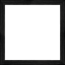 Cadre bois profil plat largeur 1.7cm couleur noir veiné - 61x46