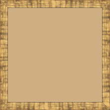 Cadre bois profil plat effet cube largeur 1.6cm couleur or effet cannelé - 18x24