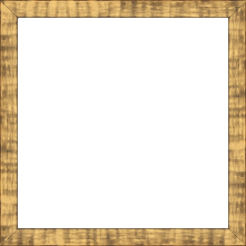 Cadre bois profil plat effet cube largeur 1.6cm couleur or effet cannelé - 34x46 Cadre bois profil plat effet cube largeur 1.6cm couleur or effet cannelé - 34x46
