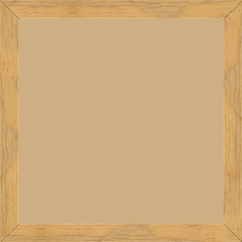 Cadre bois profil plat largeur 1.7cm couleur finition marron clair veiné - 50x60