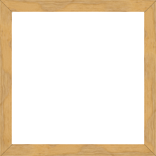 Cadre bois profil plat largeur 1.7cm couleur finition marron clair veiné - 27x19