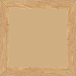 Cadre bois profil plat largeur 3cm , couleur marron clair (veines du bois apparentes , essence du bois : pin )