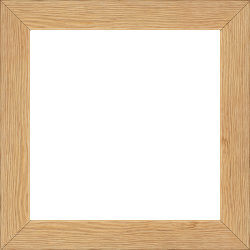 Cadre bois profil plat largeur 3cm , couleur marron clair (veines du bois apparentes , essence du bois : pin ) - 30x30 Cadre bois profil plat largeur 3cm , couleur marron clair (veines du bois apparentes , essence du bois : pin ) - 30x30