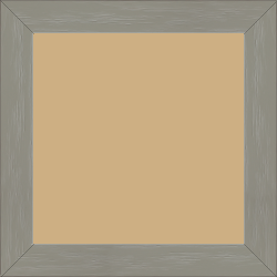 Cadre bois profil plat largeur 3cm , couleur gris souris (veines du bois apparentes , essence du bois : pin ) - 18x24